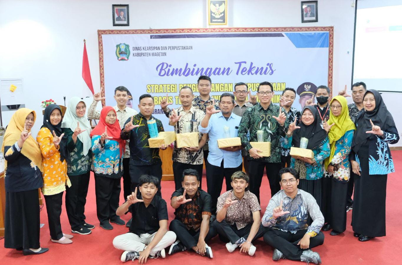 BIMTEK STRATEGI PENGEMBANGAN PERPUSTAKAAN BERBASIS TPBIS BERSAMA PERPUSDA MAGETAN